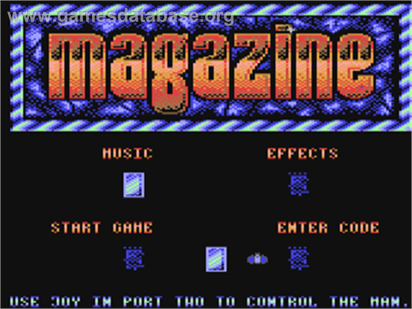 Magazine - Commodore 64 - Artwork - Title Screen