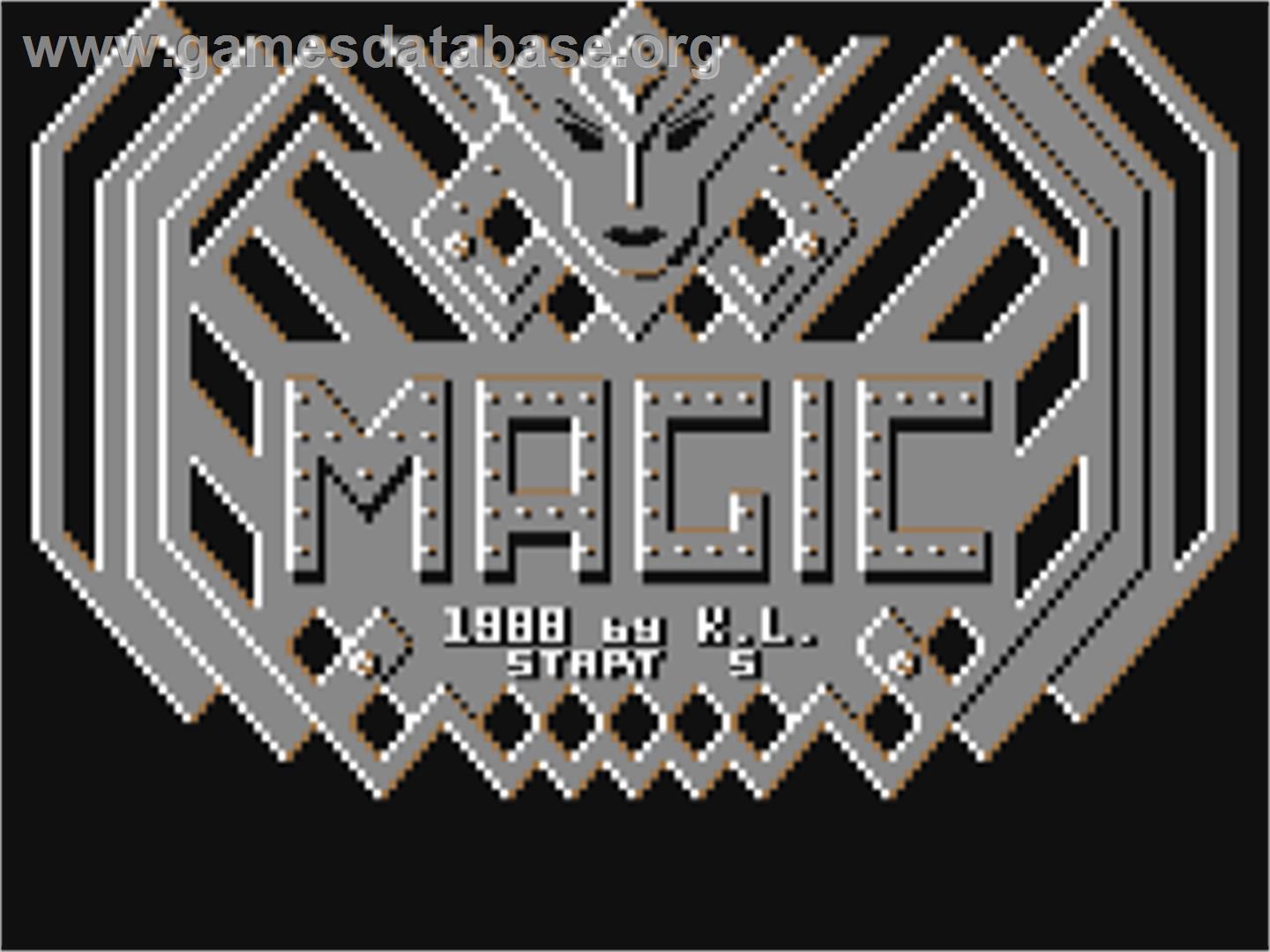 Magic (Macmillan Software) - Commodore 64 - Artwork - Title Screen