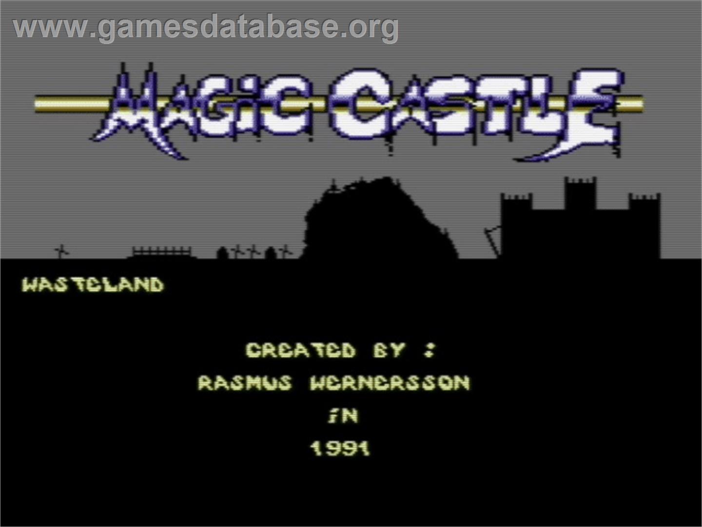 Magic Castle (Gilsoft) - Commodore 64 - Artwork - Title Screen