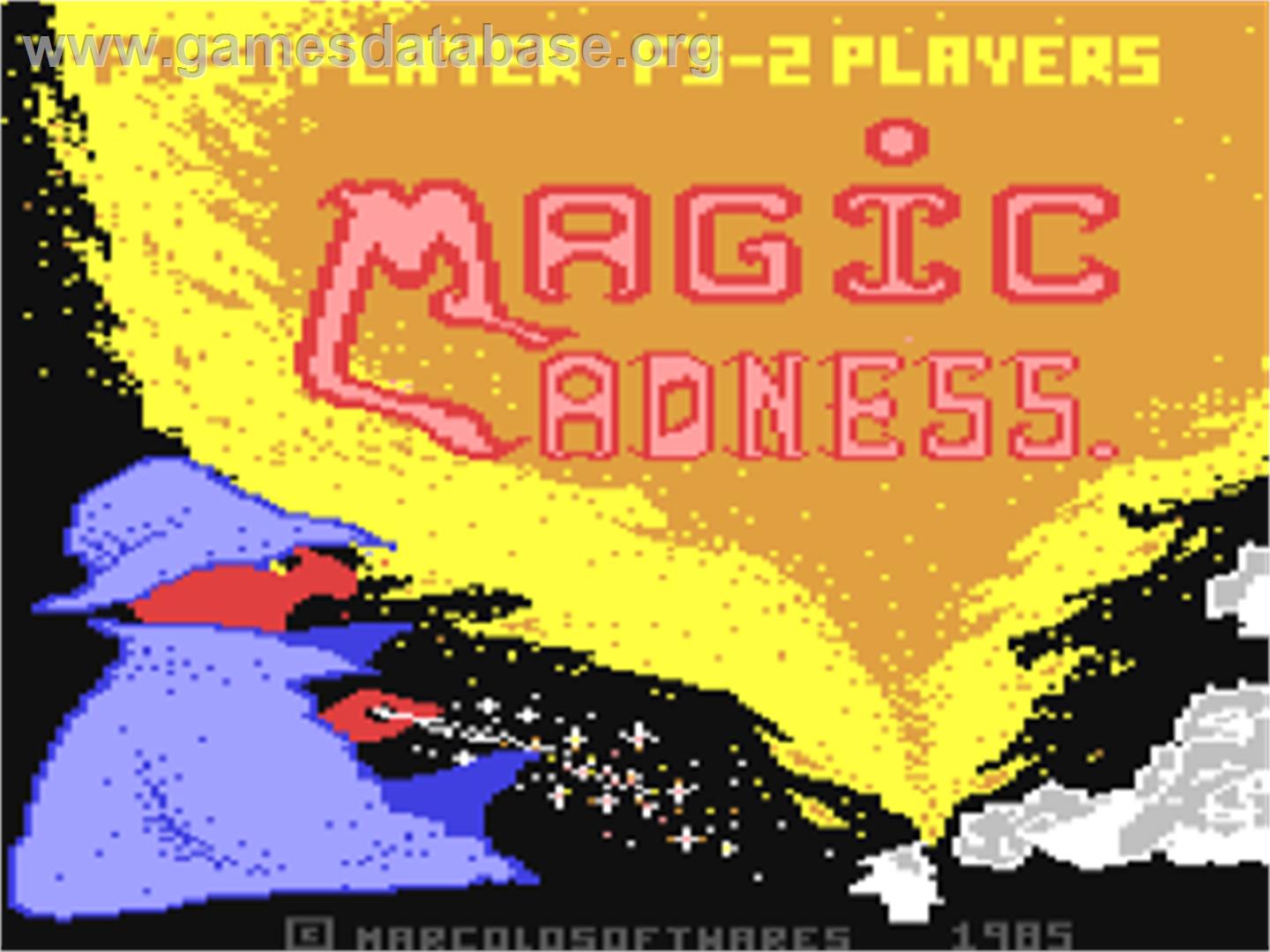 Magic Madness - Commodore 64 - Artwork - Title Screen