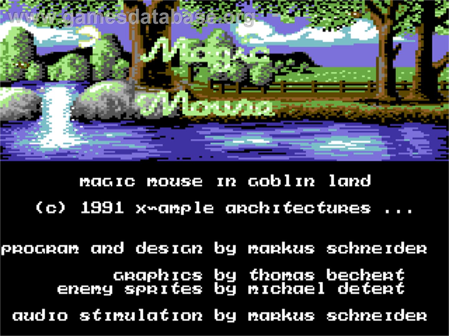 Magic Mouse In Goblin Land - Commodore 64 - Artwork - Title Screen