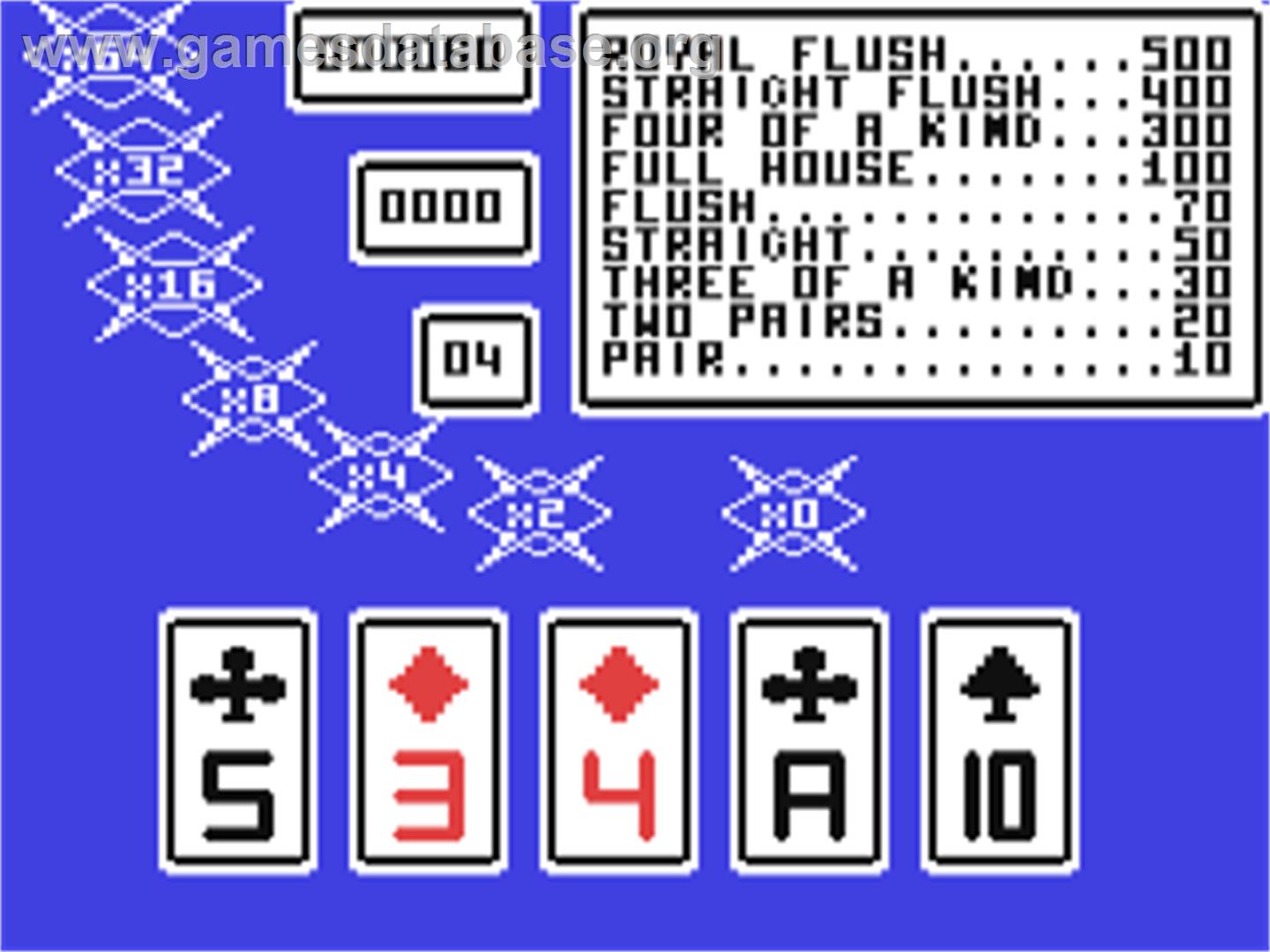 Magic Poker 64 - Commodore 64 - Artwork - Title Screen