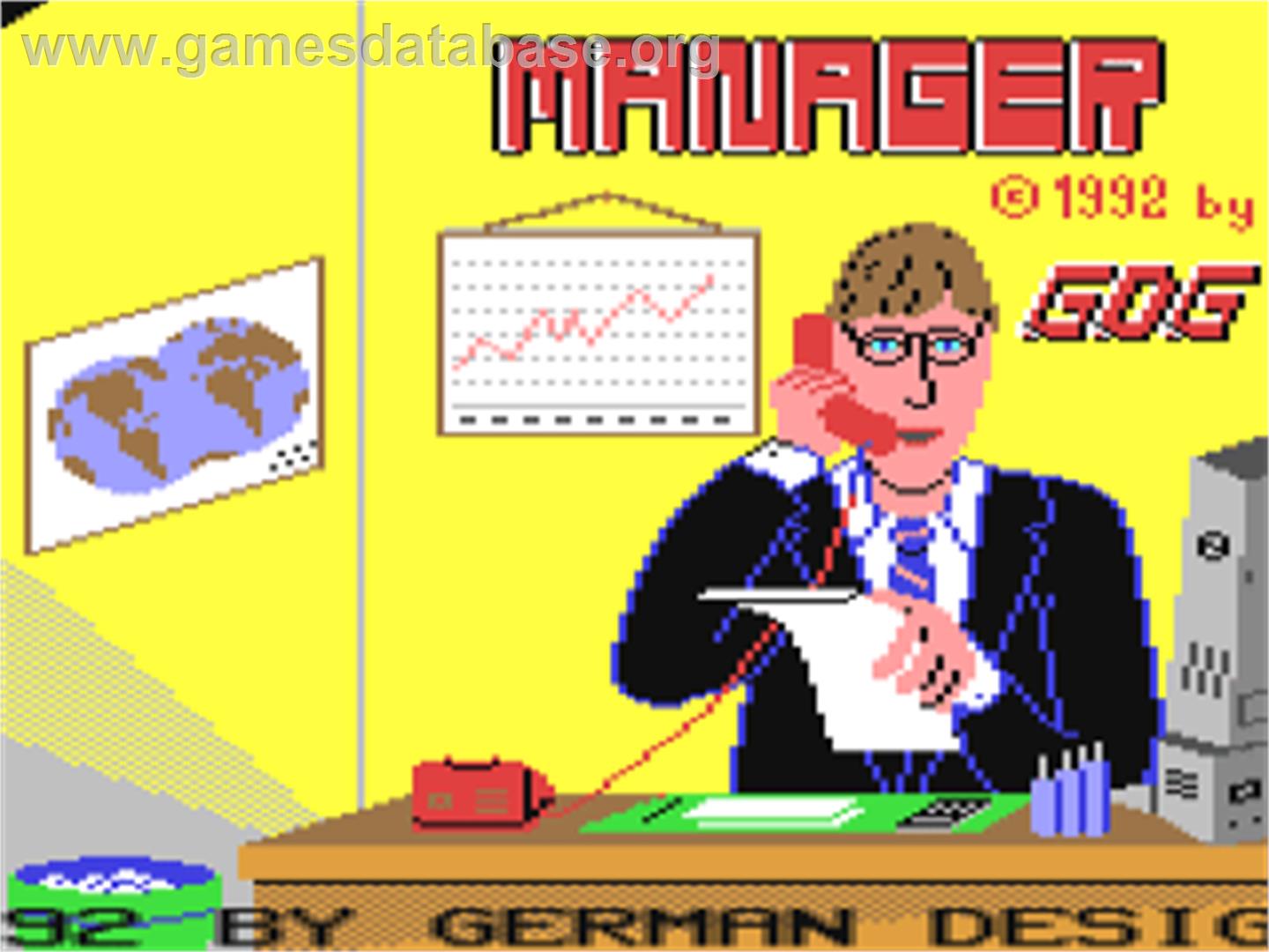 Manager (Unknown) - Commodore 64 - Artwork - Title Screen
