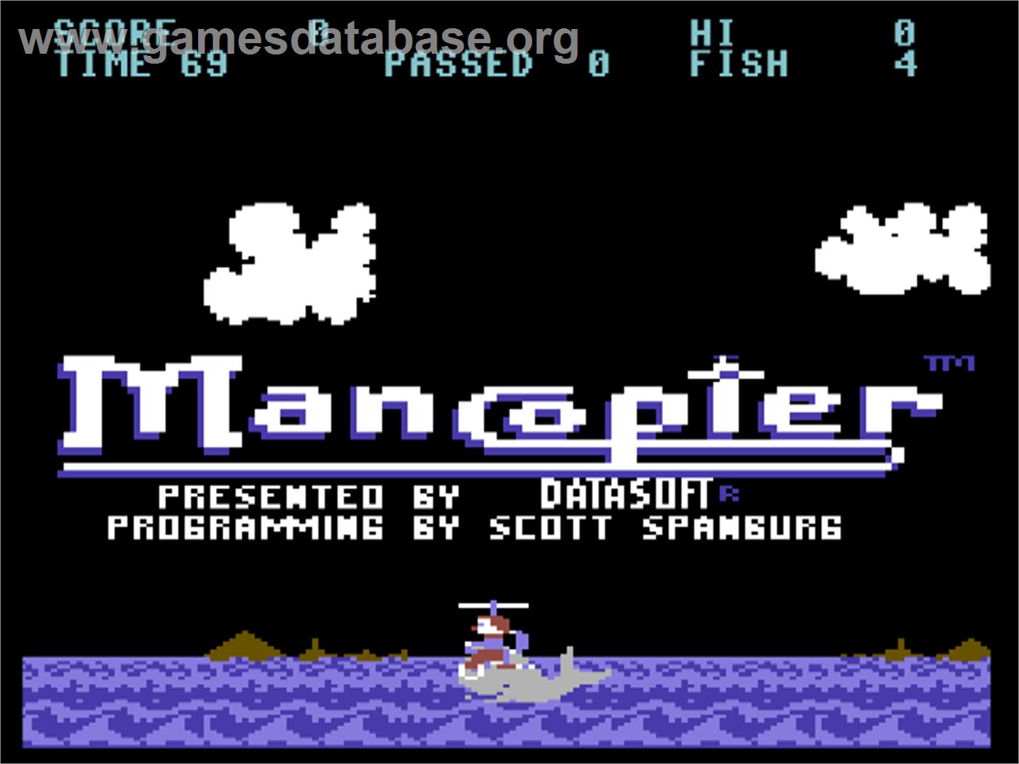 Mancopter - Commodore 64 - Artwork - Title Screen