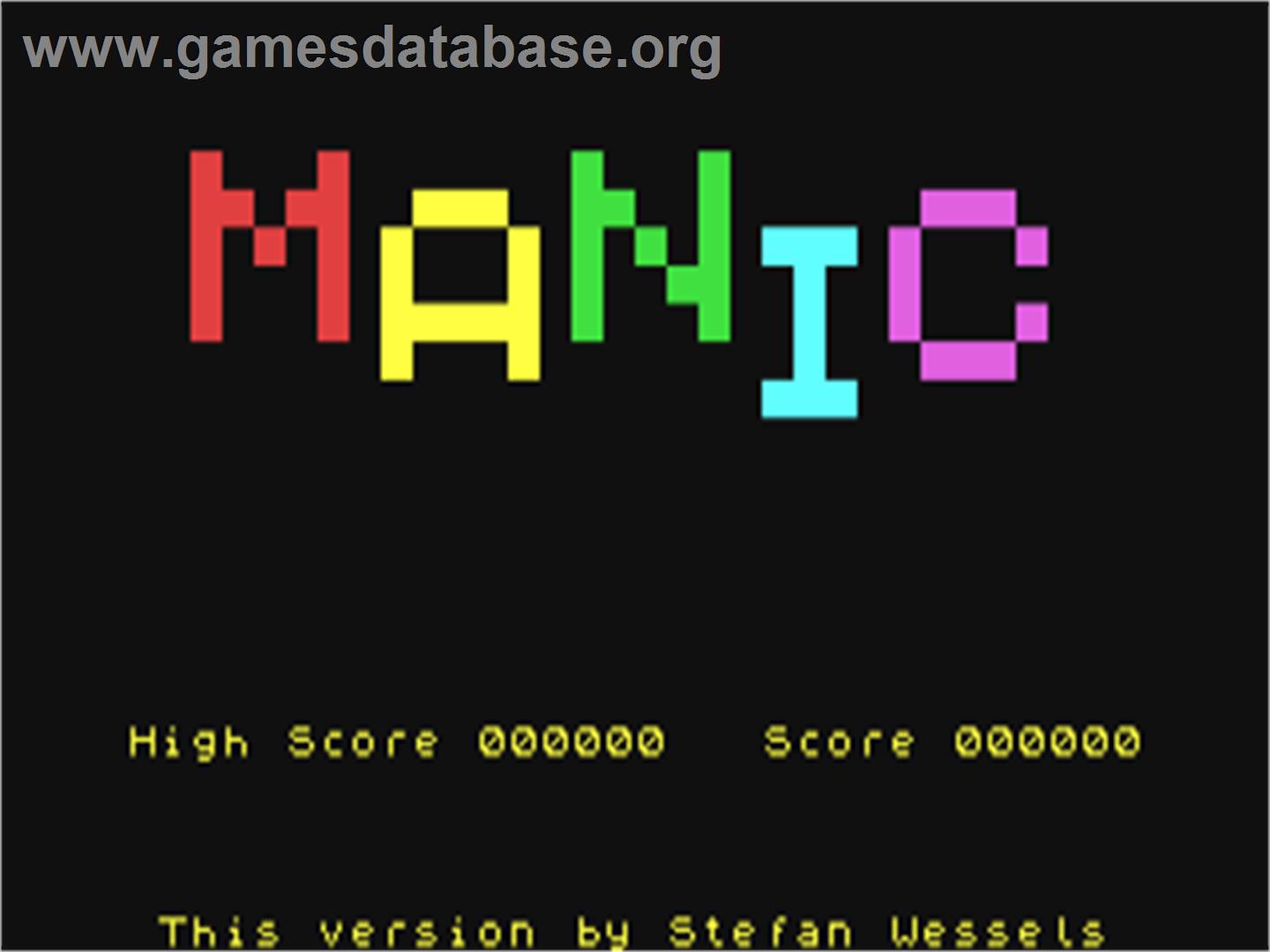 Manic Miner 2010 - Commodore 64 - Artwork - Title Screen