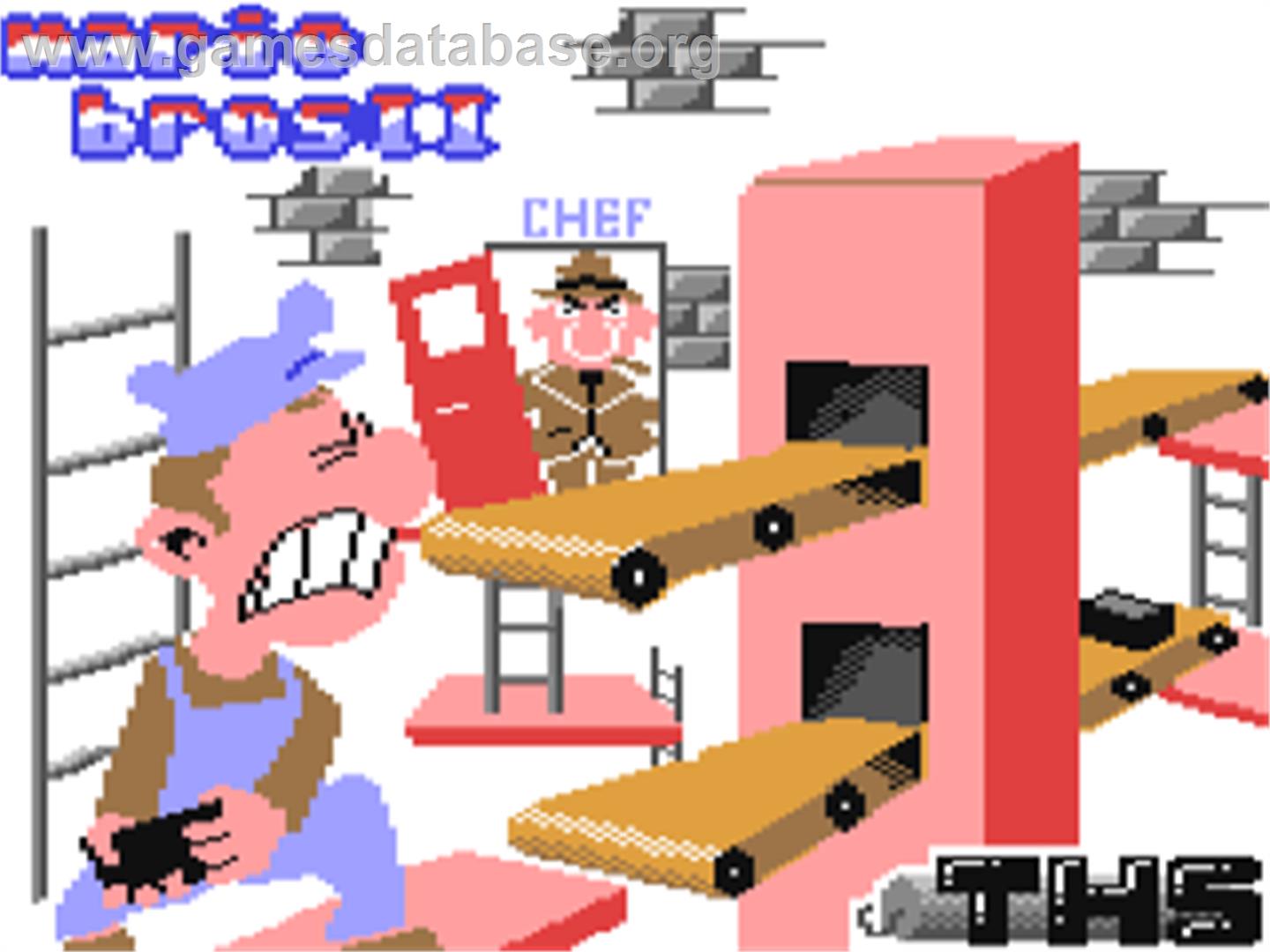 Mario Bros 2 - Commodore 64 - Artwork - Title Screen