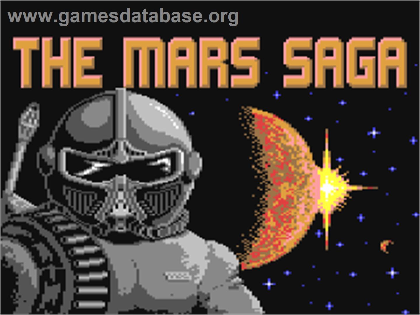 Mars Saga - Commodore 64 - Artwork - Title Screen