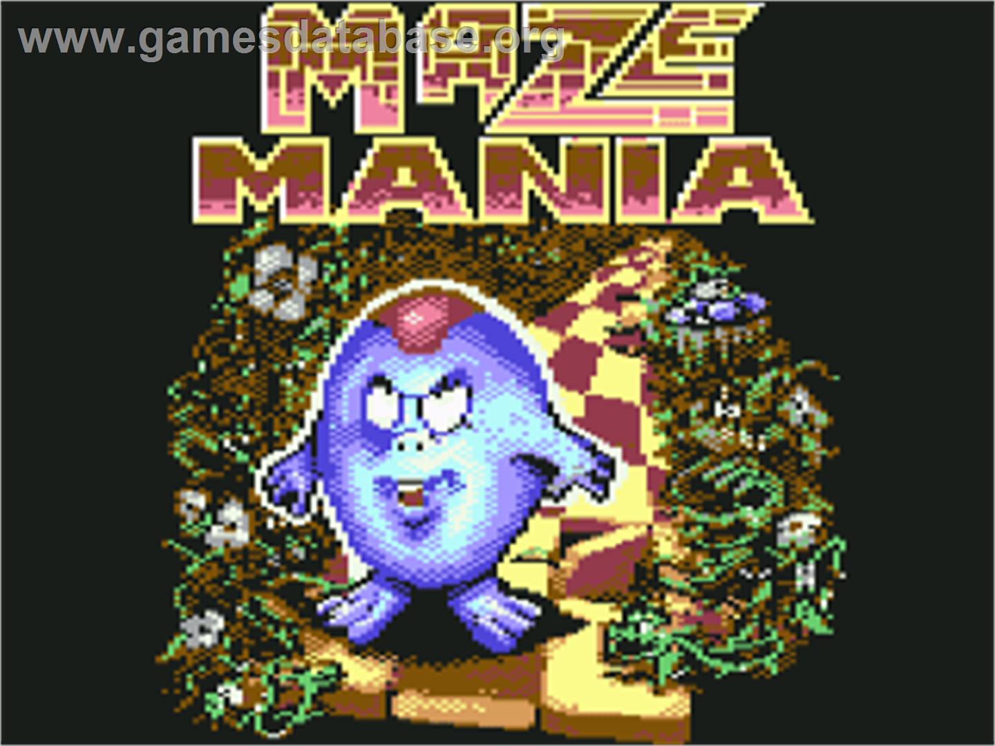 Maze-Mania (Compute!) - Commodore 64 - Artwork - Title Screen