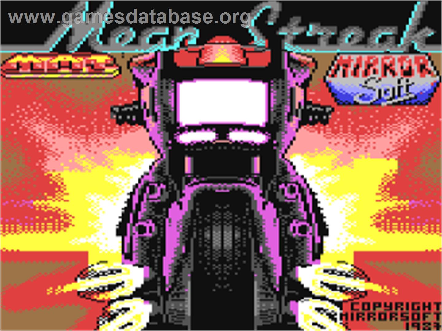 Mean Streak - Commodore 64 - Artwork - Title Screen