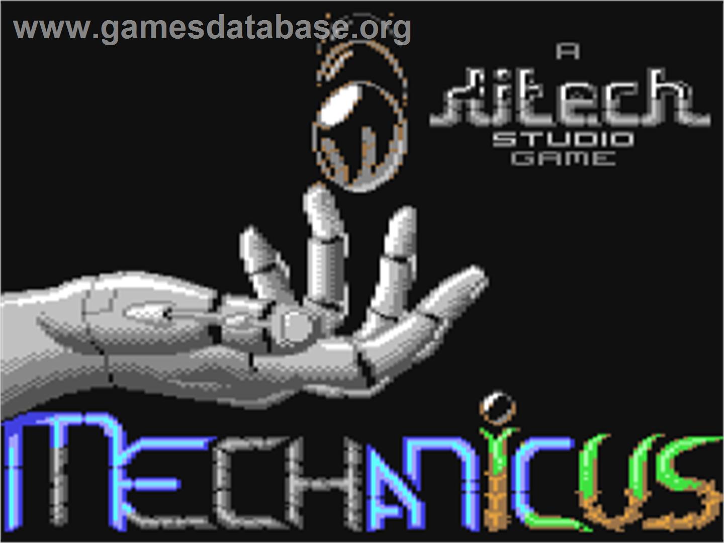 Mechanicus - Commodore 64 - Artwork - Title Screen