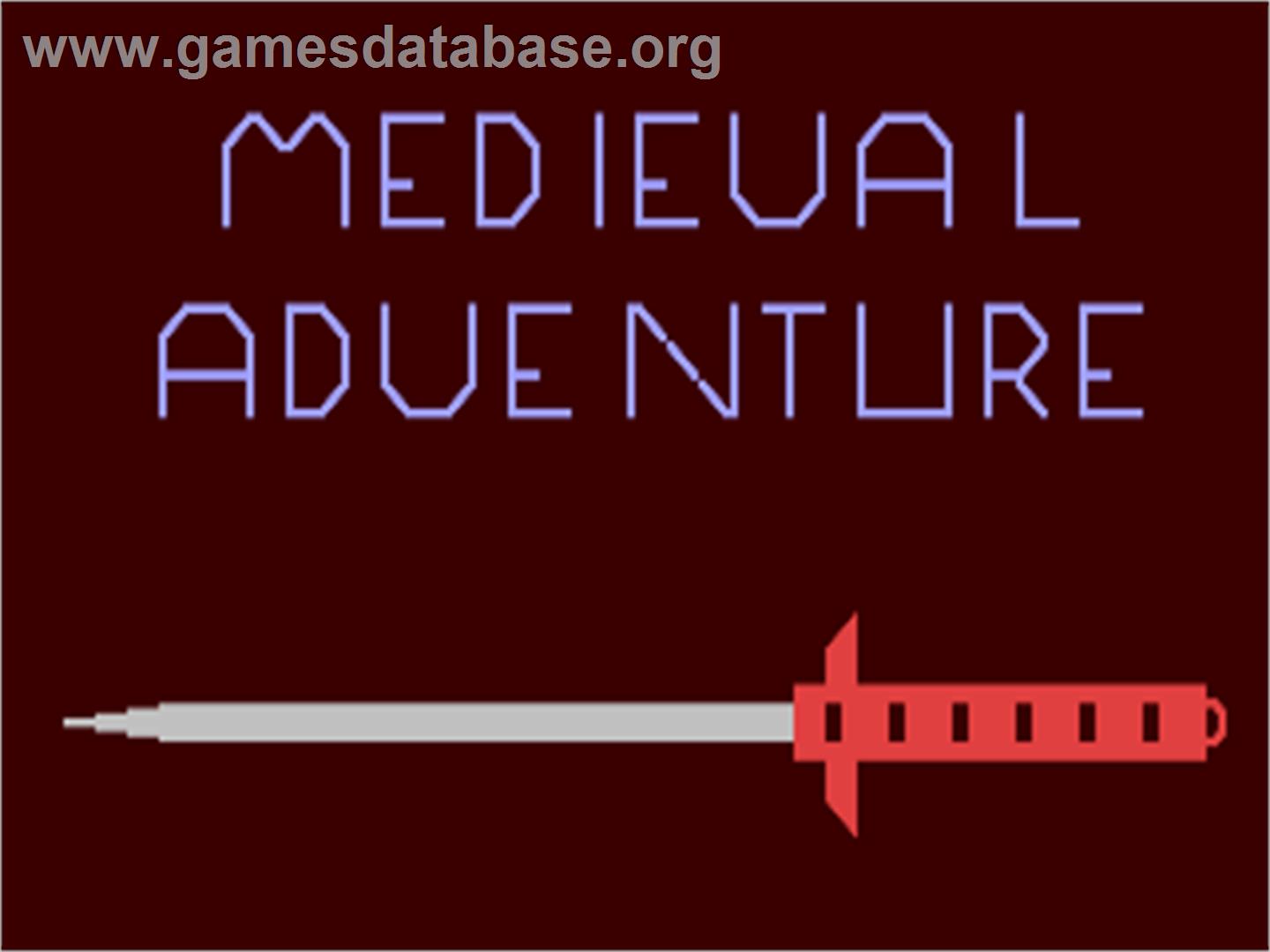 Medieval Adventure - Commodore 64 - Artwork - Title Screen