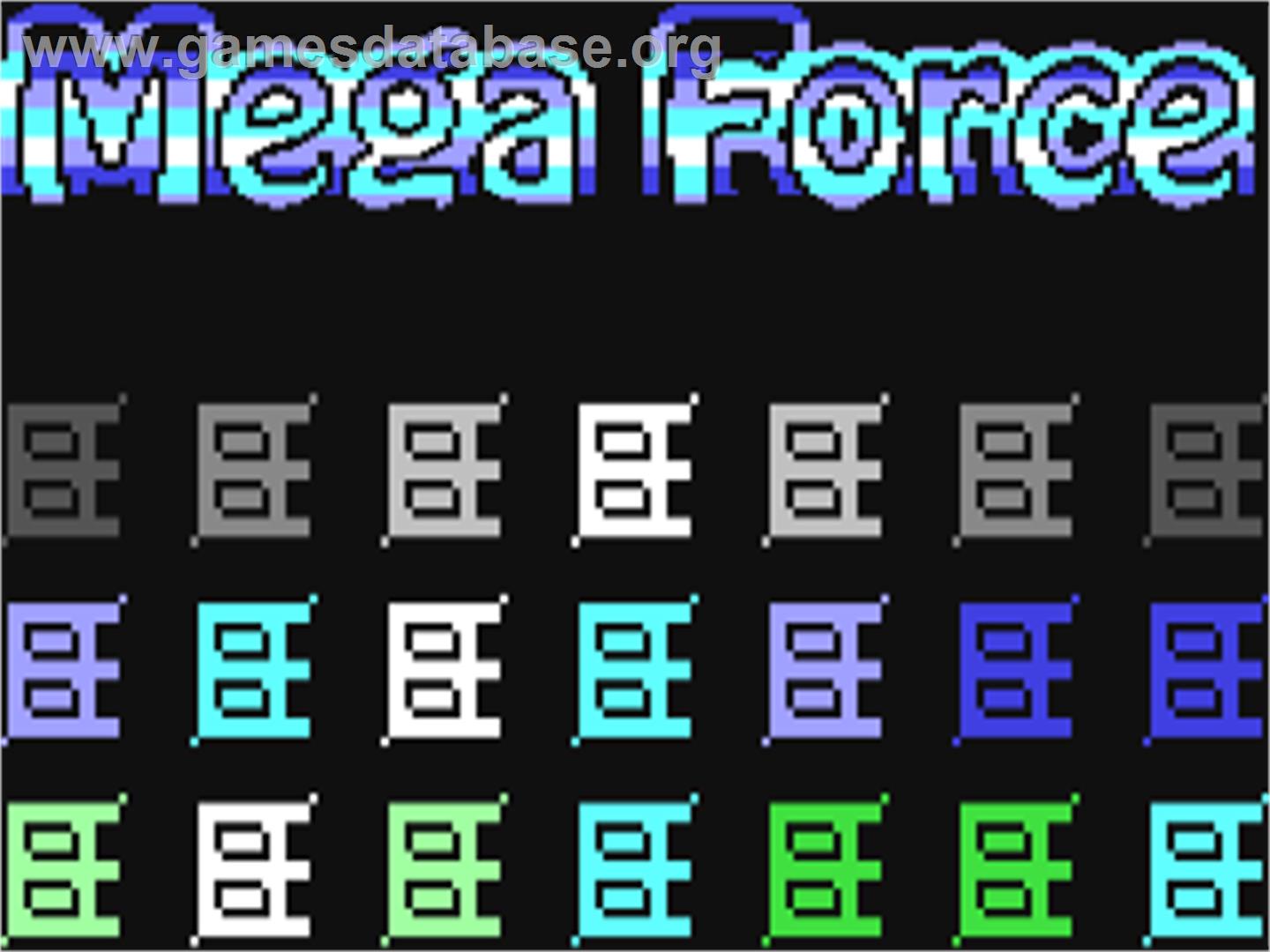 Mega Force - Commodore 64 - Artwork - Title Screen