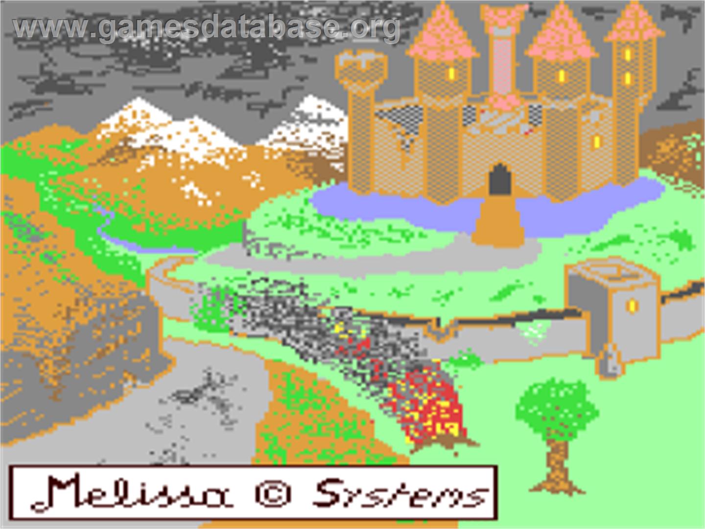 Melissa - Commodore 64 - Artwork - Title Screen