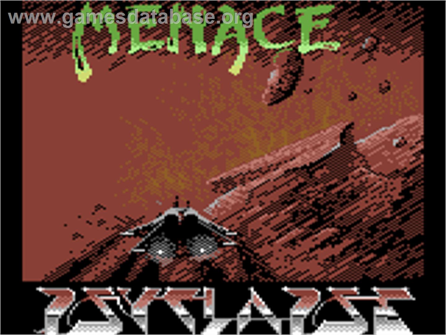 Menace - Commodore 64 - Artwork - Title Screen