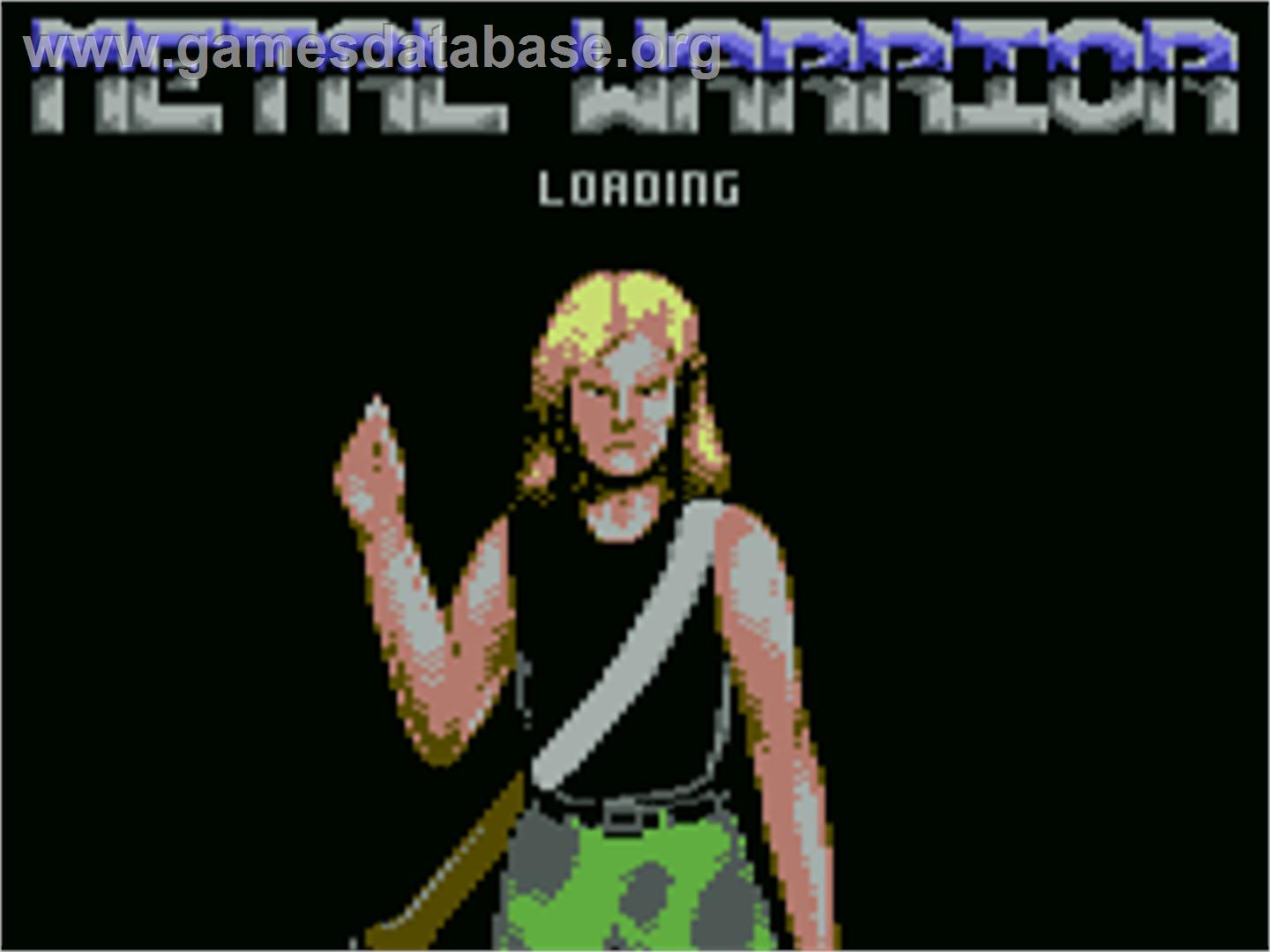 Metal Warrior - Commodore 64 - Artwork - Title Screen