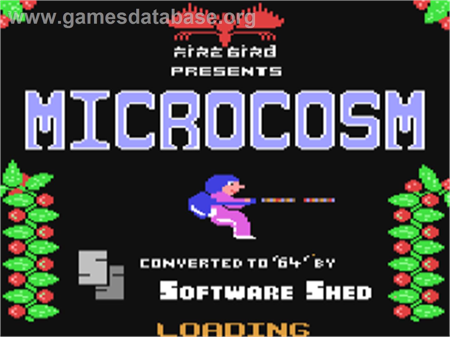Microcosm - Commodore 64 - Artwork - Title Screen