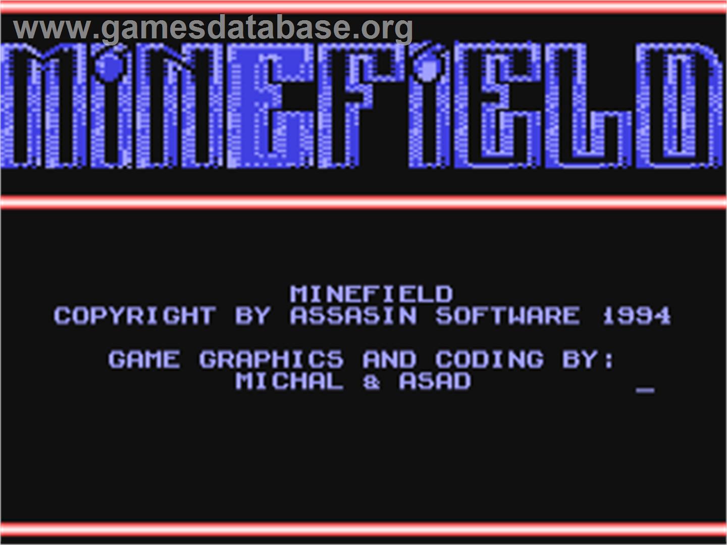 Minefield (COMPUTE!) - Commodore 64 - Artwork - Title Screen