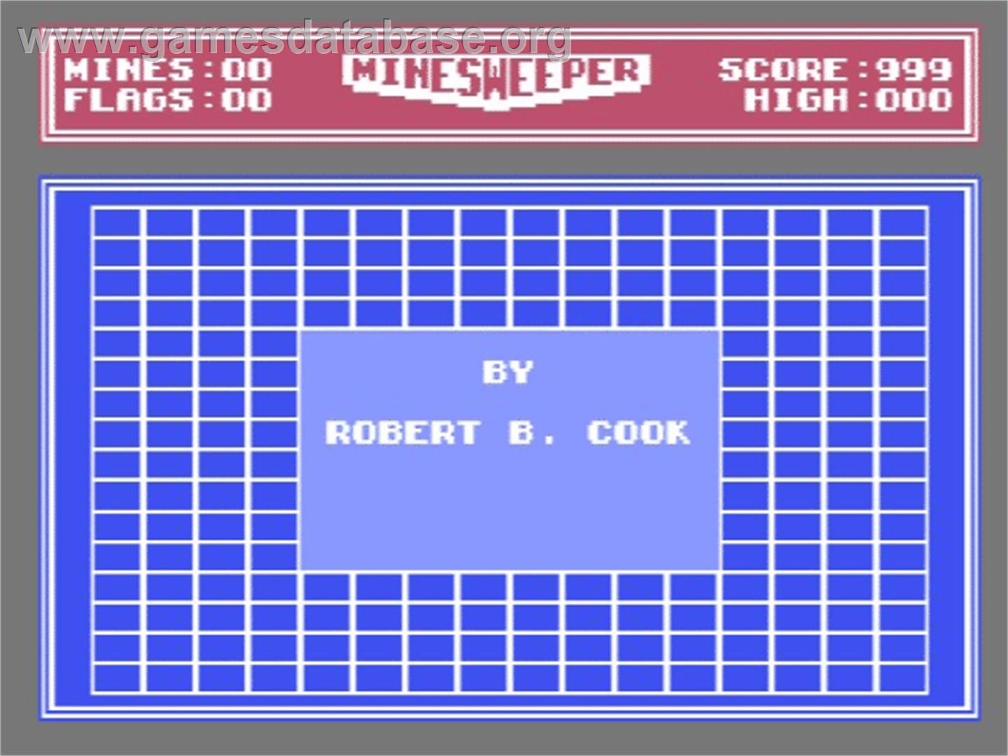 Minesweeper (Compute!) - Commodore 64 - Artwork - Title Screen