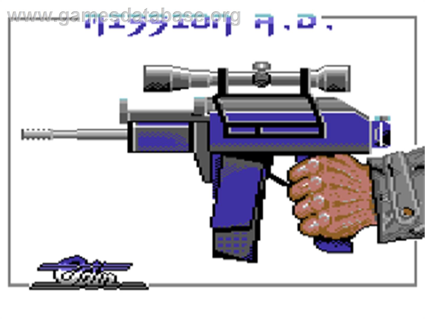 Mission A.d. - Commodore 64 - Artwork - Title Screen