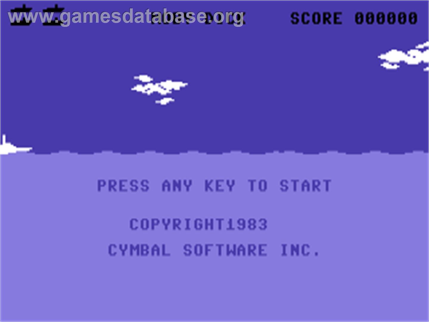 Moby Dick - Commodore 64 - Artwork - Title Screen