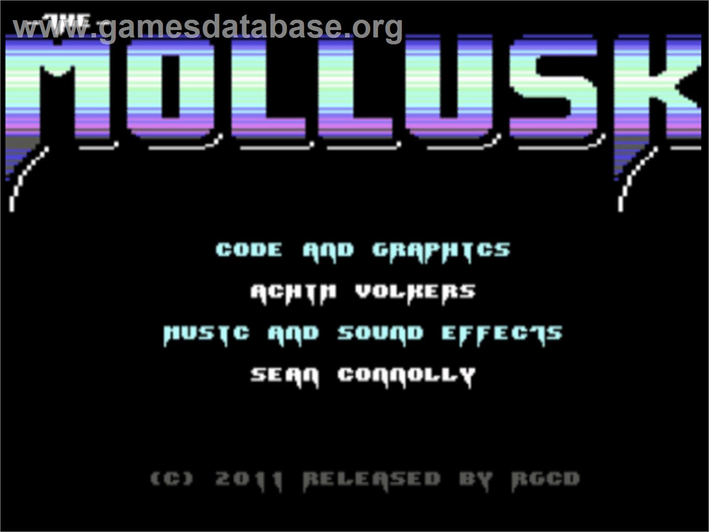 Mollusk, The - Commodore 64 - Artwork - Title Screen