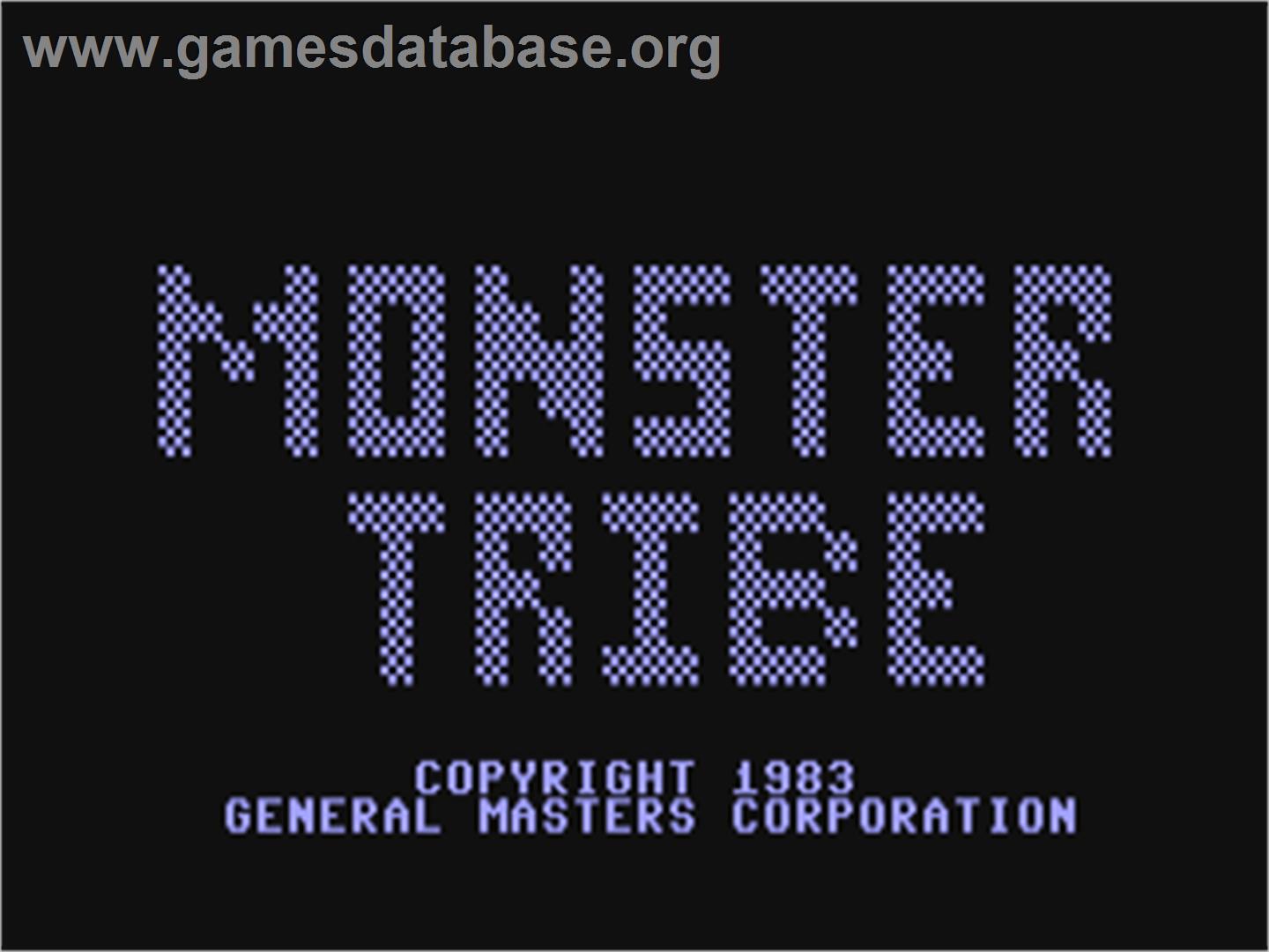 Monster Tribe - Commodore 64 - Artwork - Title Screen