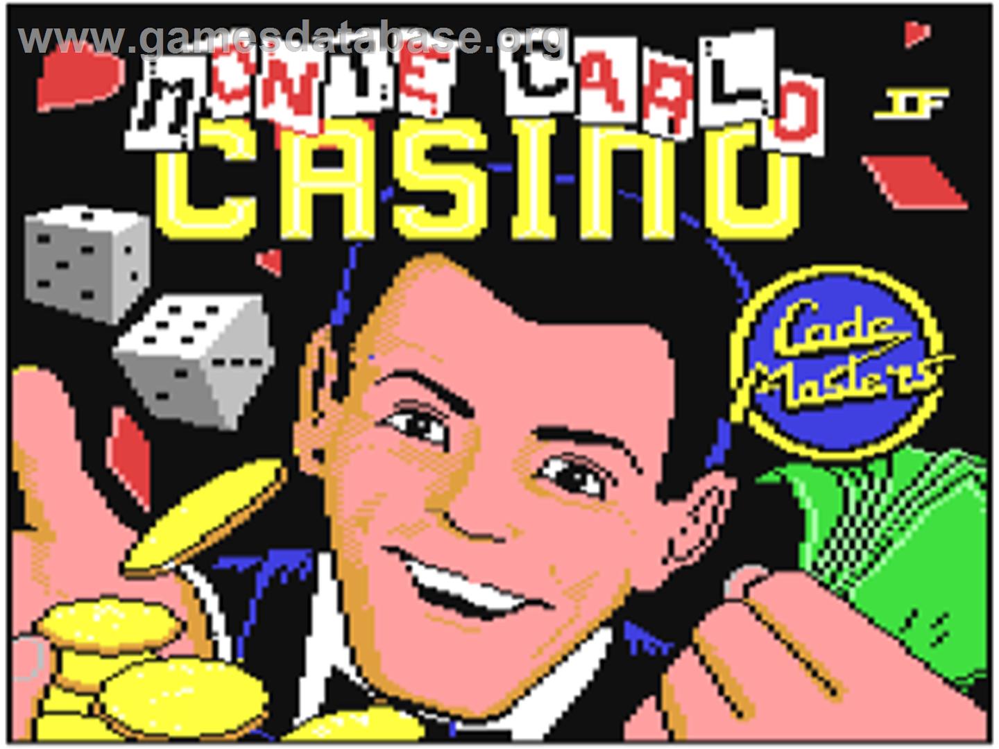 Monte Carlo Casino - Commodore 64 - Artwork - Title Screen