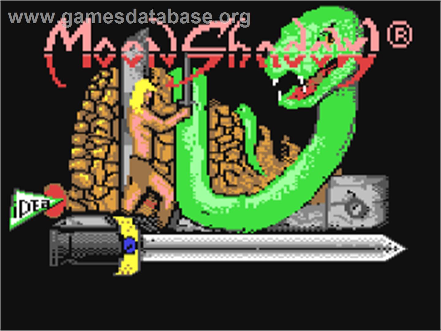 MoonShadow (Idea Software) - Commodore 64 - Artwork - Title Screen