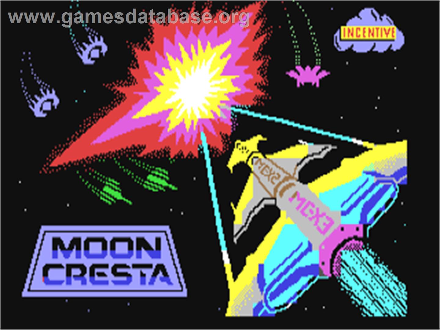 Moon Cresta - Commodore 64 - Artwork - Title Screen