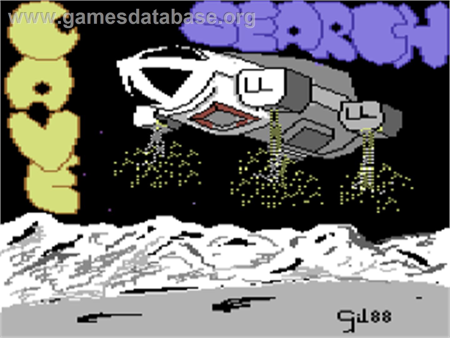 Moon Crystals - Commodore 64 - Artwork - Title Screen