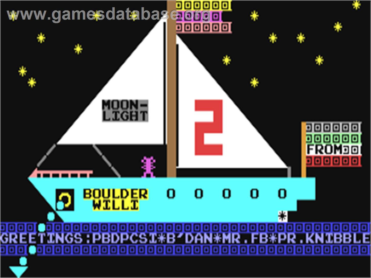 Moonlight Dash 2 - Commodore 64 - Artwork - Title Screen