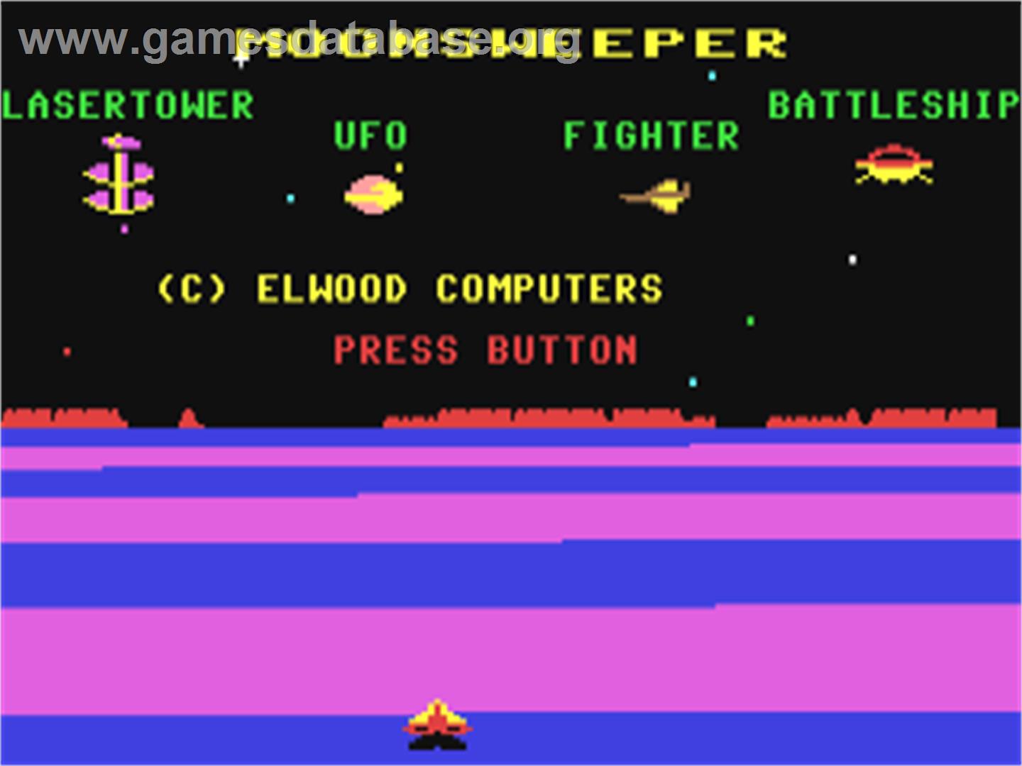 Moonsweeper (Elwood) - Commodore 64 - Artwork - Title Screen