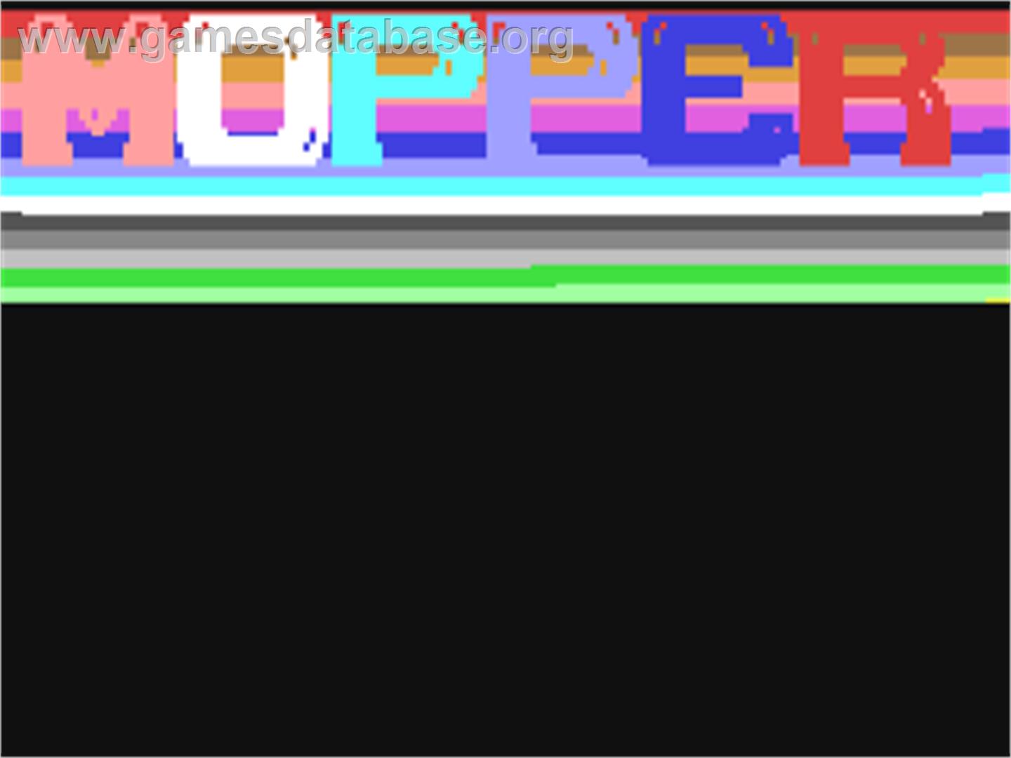 Mopper - Commodore 64 - Artwork - Title Screen