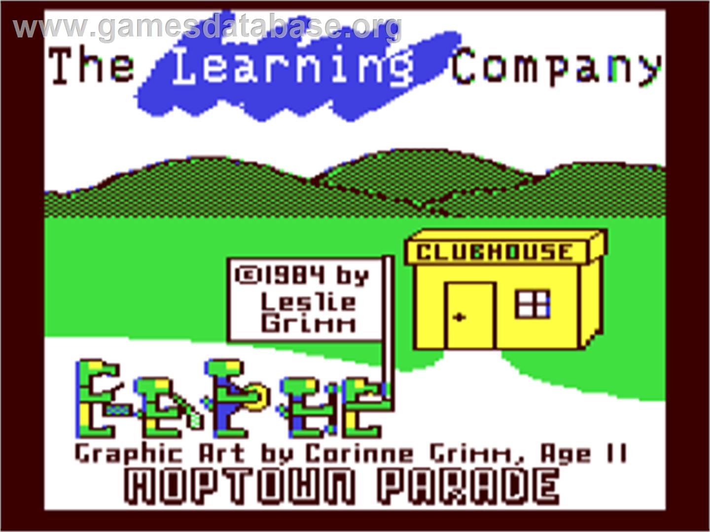 Moptown Parade - Commodore 64 - Artwork - Title Screen