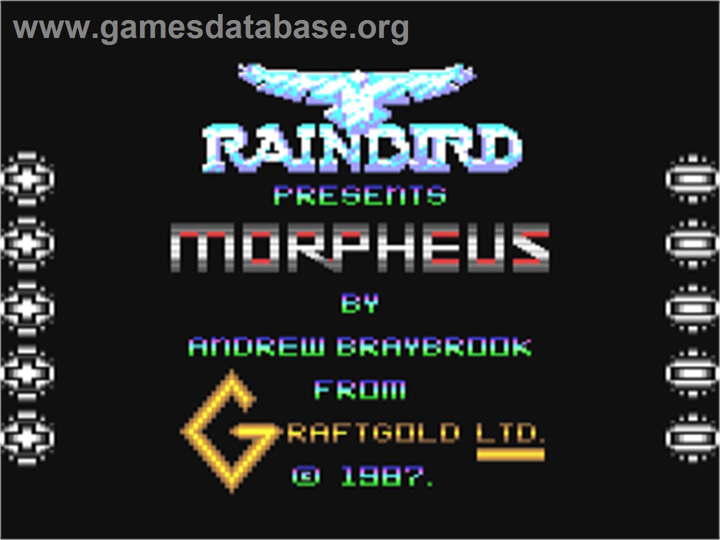 Morpheus - Commodore 64 - Artwork - Title Screen