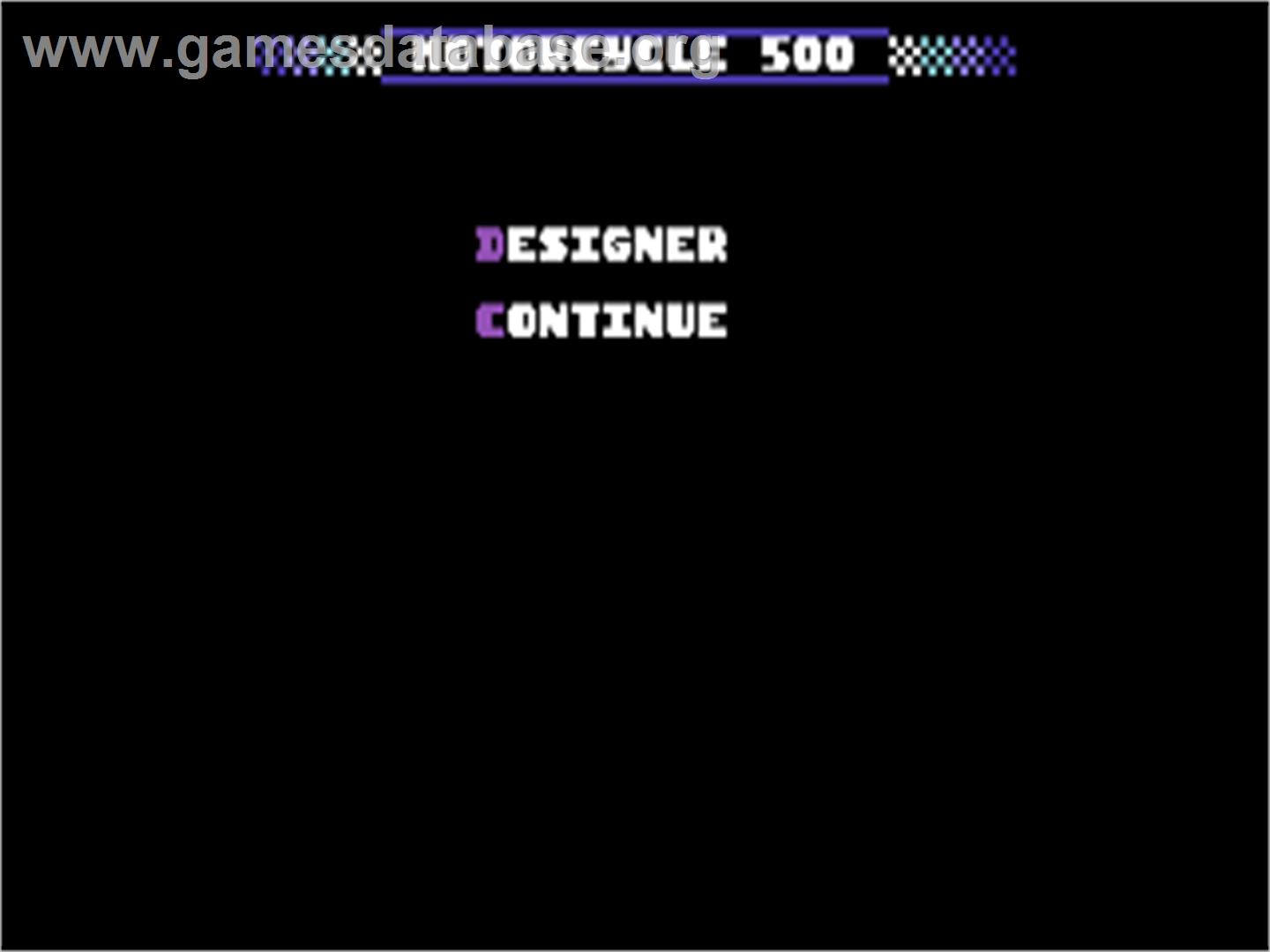Motorcycle 500 - Commodore 64 - Artwork - Title Screen