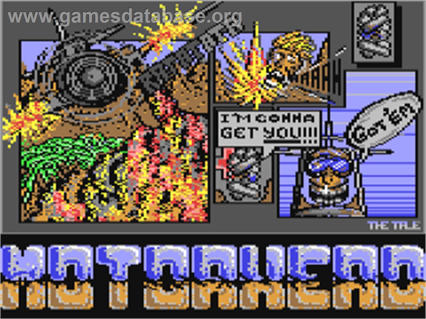 Motorhead - Commodore 64 - Artwork - Title Screen