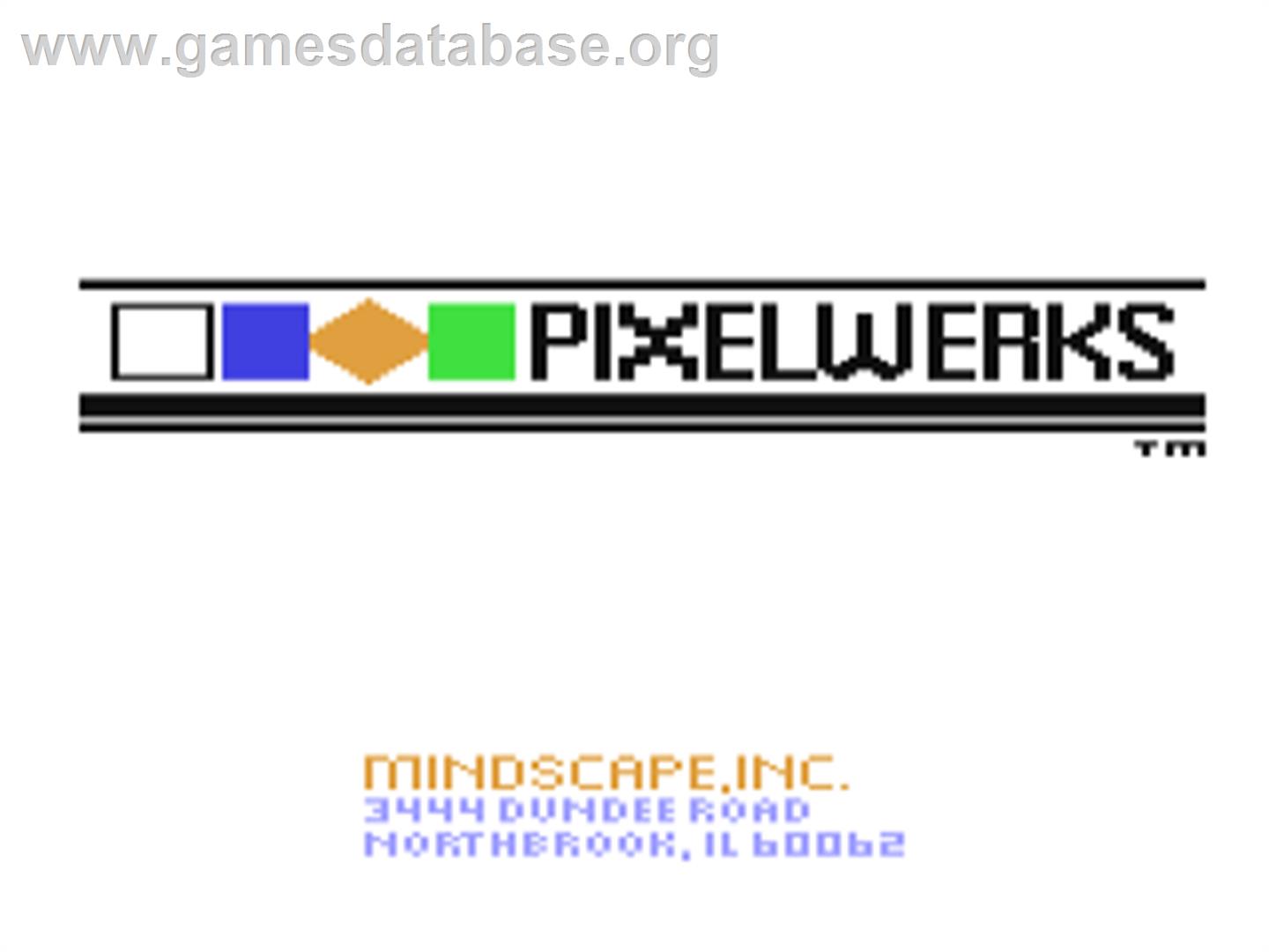 Mr. Pixel's Cartoon Kit - Commodore 64 - Artwork - Title Screen