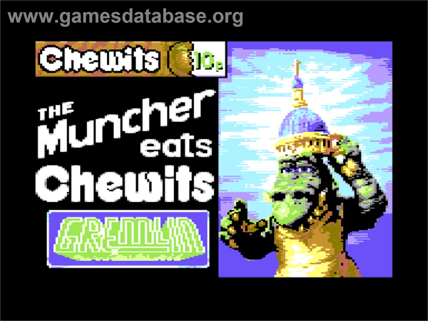 Muncher - Commodore 64 - Artwork - Title Screen