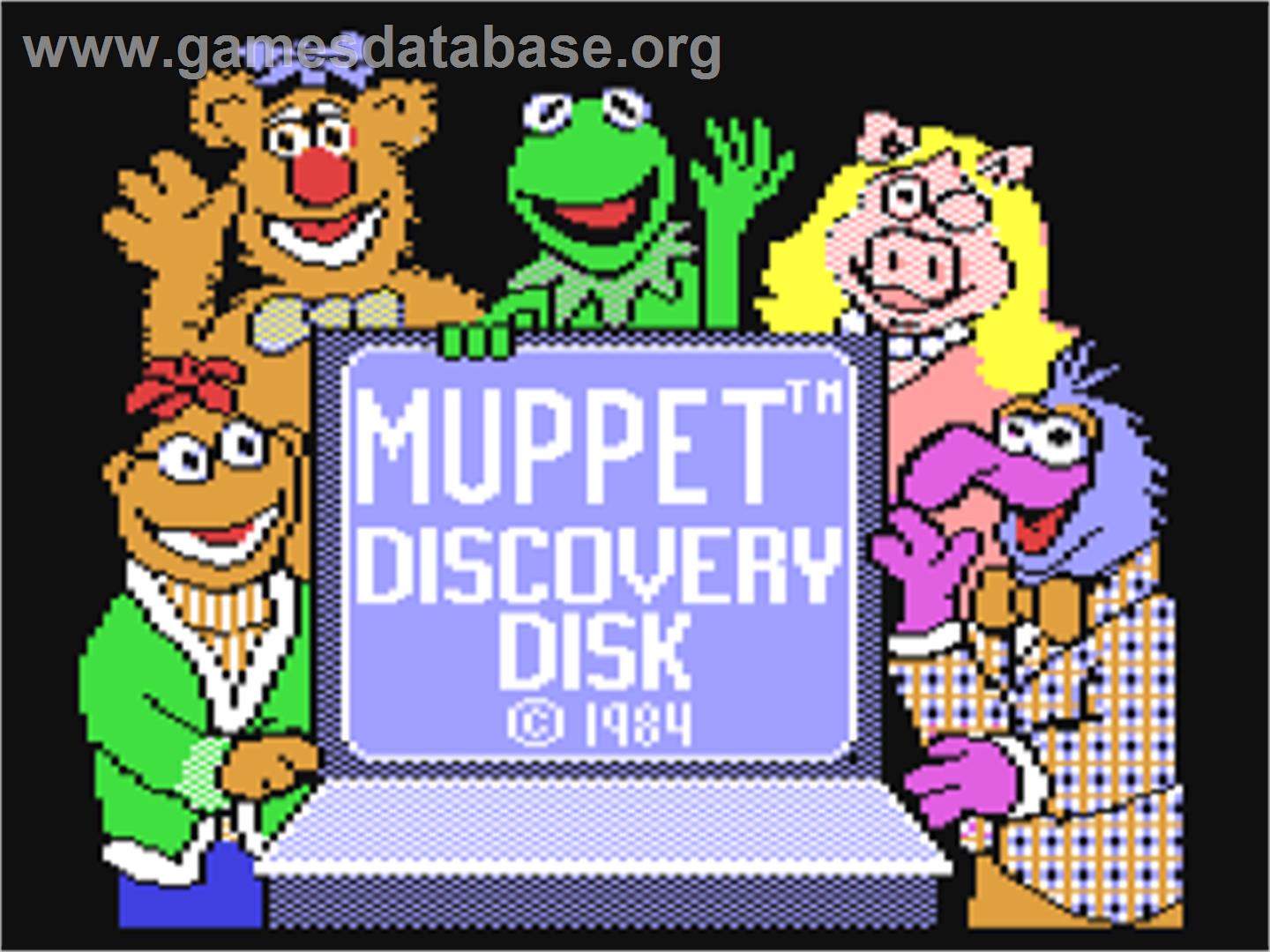 Muppet Learning Keys - Commodore 64 - Artwork - Title Screen