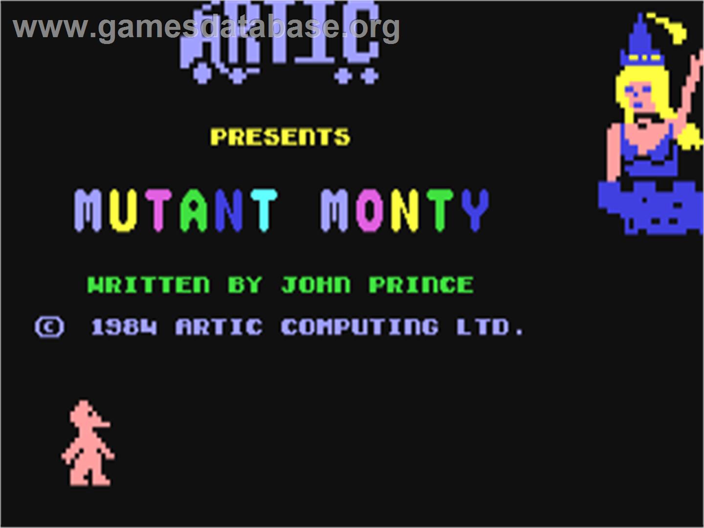 Mutant Monty - Commodore 64 - Artwork - Title Screen