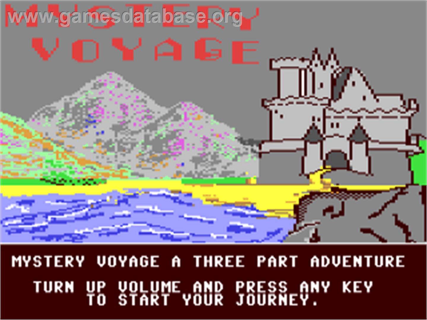 Mystery Voyage - Commodore 64 - Artwork - Title Screen