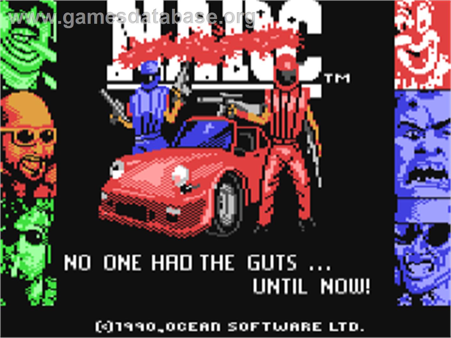 NARC - Commodore 64 - Artwork - Title Screen