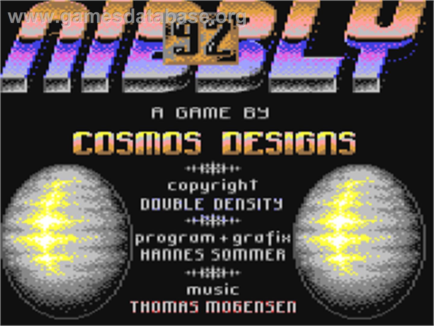 Nibbly '92 - Commodore 64 - Artwork - Title Screen