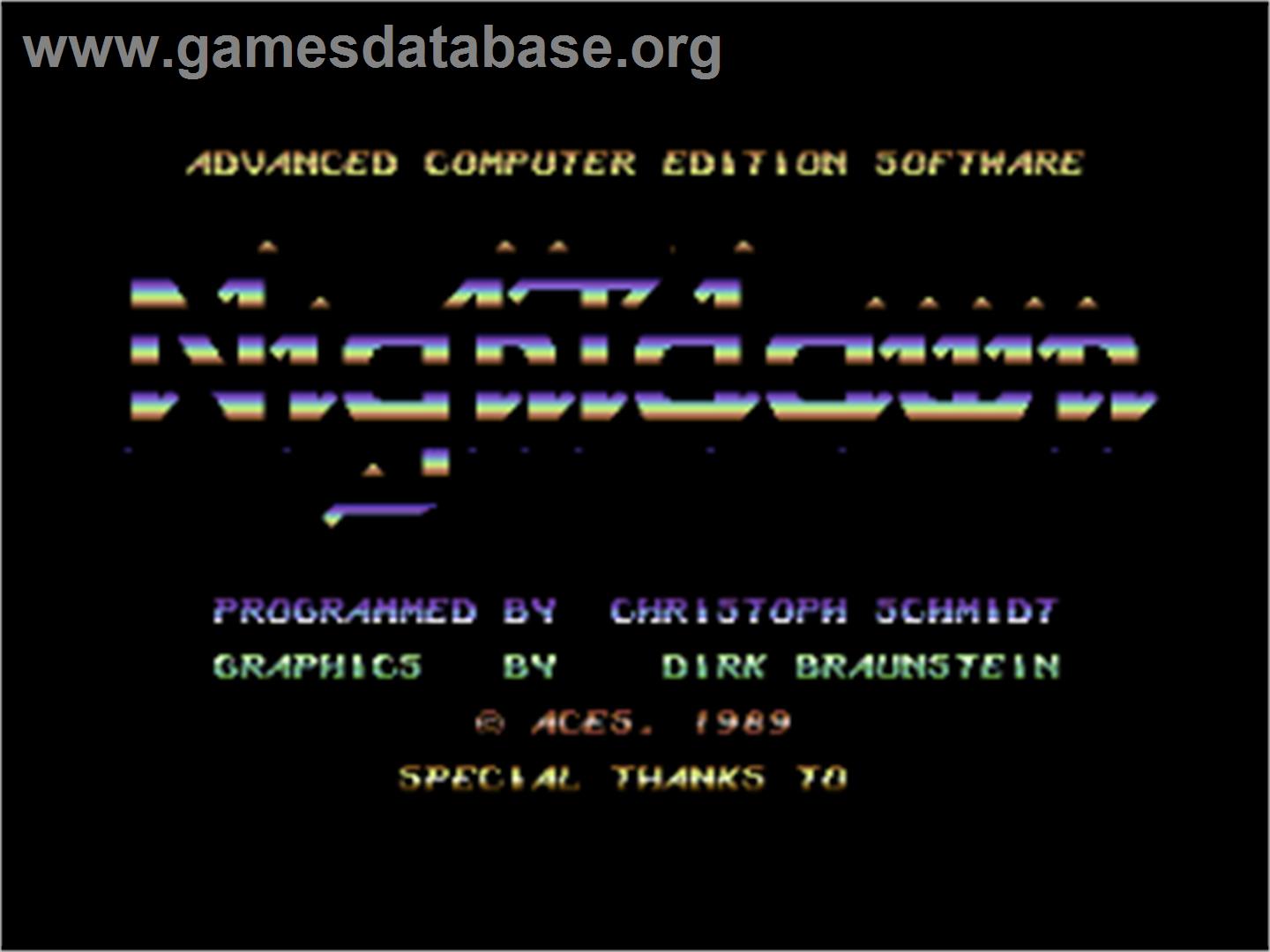 Nightdawn - Commodore 64 - Artwork - Title Screen