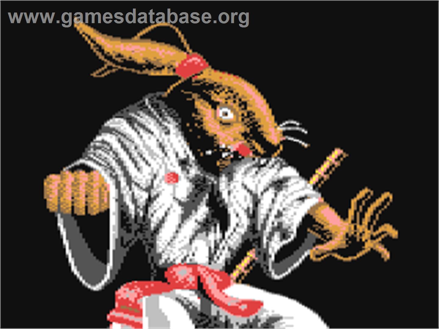 Ninja Rabbits - Commodore 64 - Artwork - Title Screen