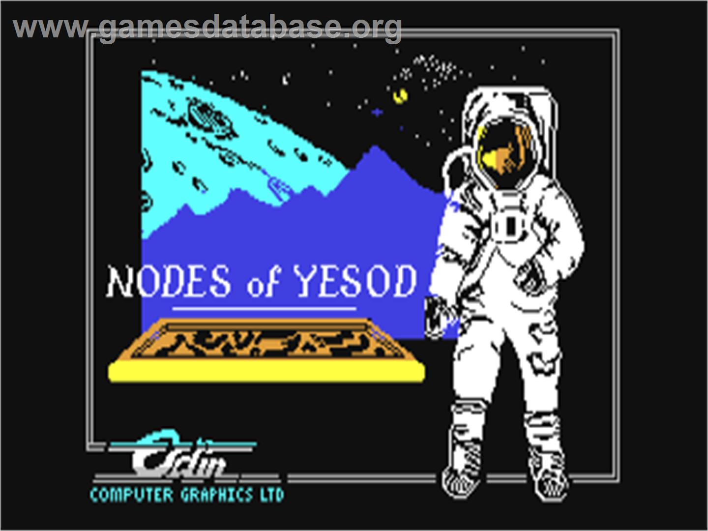 Nodes of Yesod - Commodore 64 - Artwork - Title Screen
