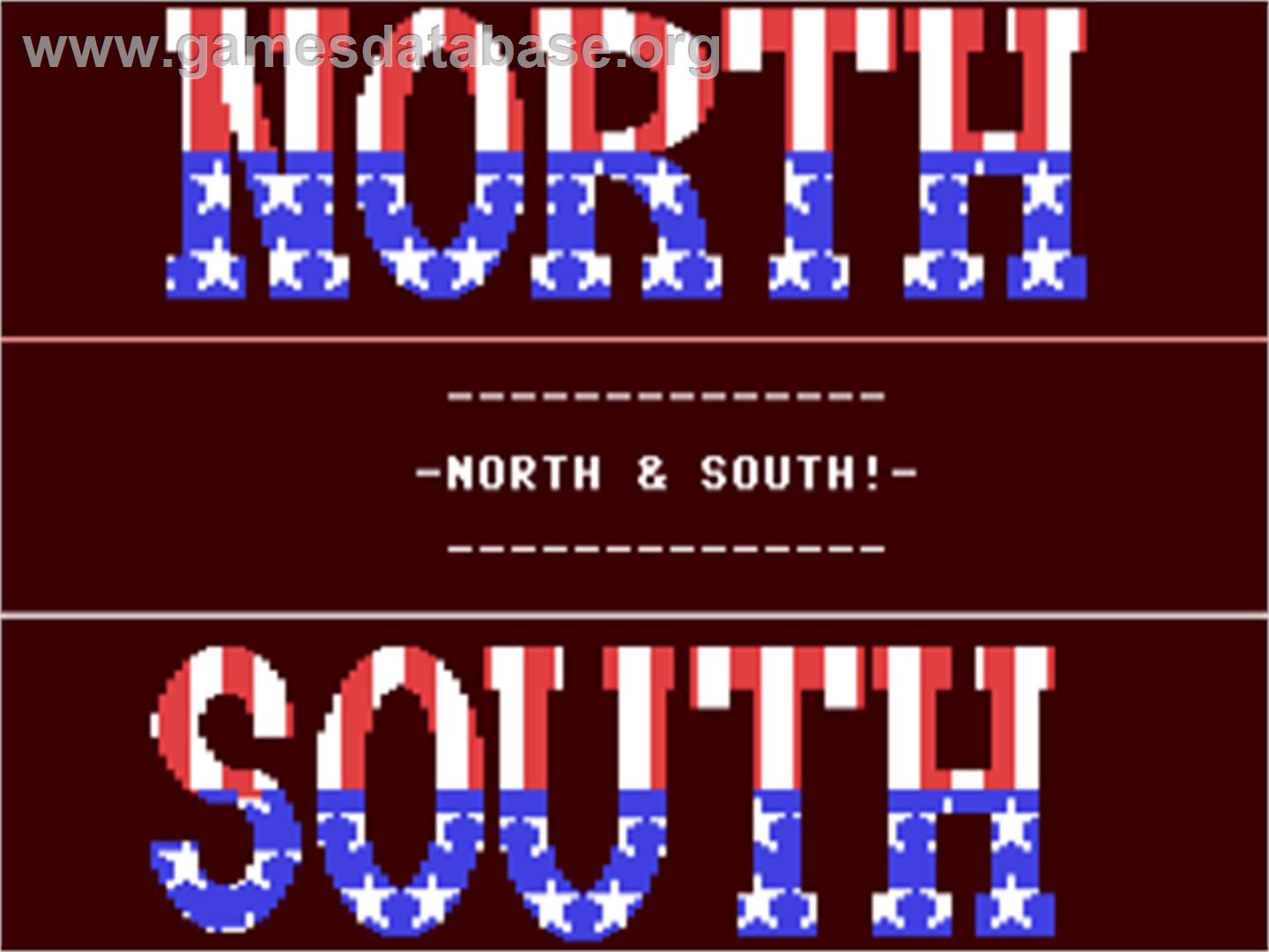 North & South - Commodore 64 - Artwork - Title Screen