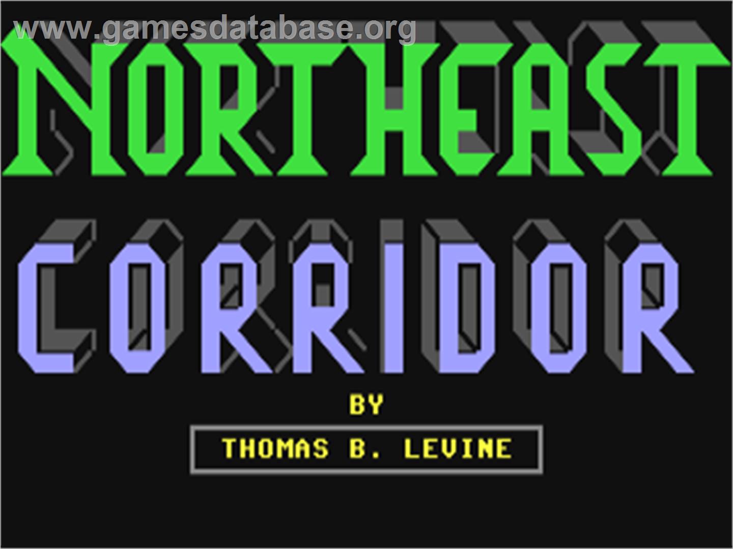 Northeast Corridor - Commodore 64 - Artwork - Title Screen