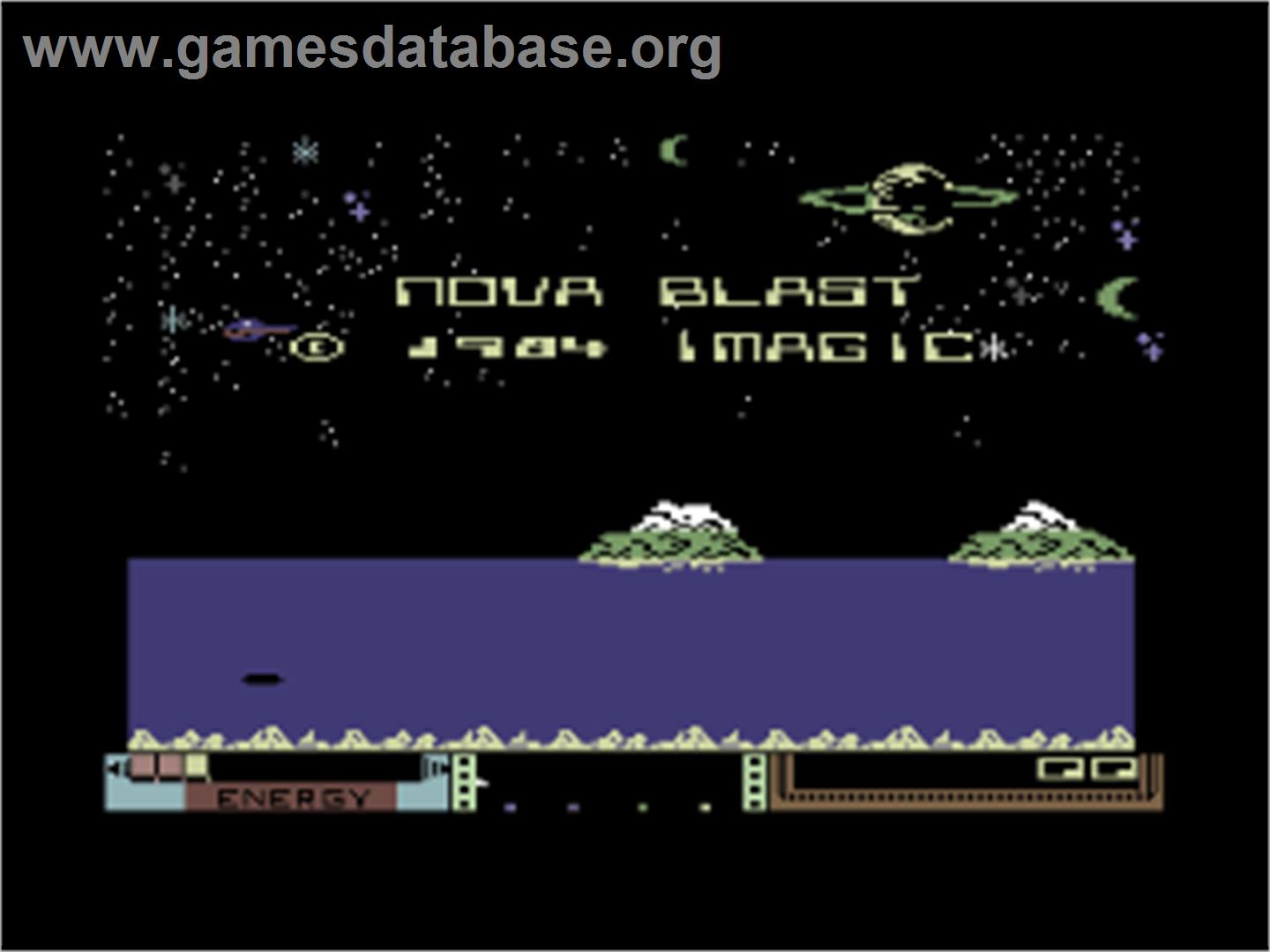 Nova Blast - Commodore 64 - Artwork - Title Screen
